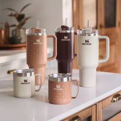 Stanley 40 oz Stainless Steel H2.0 FlowState Quencher Tumbler - Hearth & Hand™ with Magnolia