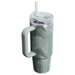 Stanley 30 oz Stainless Steel H2.0 Flowstate Quencher Tumbler Agate Calacatta