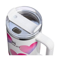 Stanley Valentine's Day 40 oz Stainless Steel H2.0 Flowstate Quencher Tumbler Frost Heart Gradient