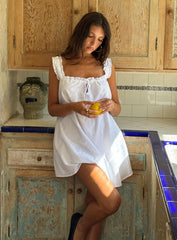 Swing Mini Dress White