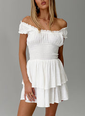 The Love Galore Romper White