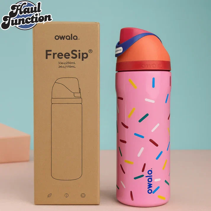 Owala Freesip 24oz Water Bottle - Pink Sprinkles