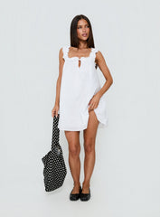Swing Mini Dress White