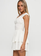 The Love Galore Romper White