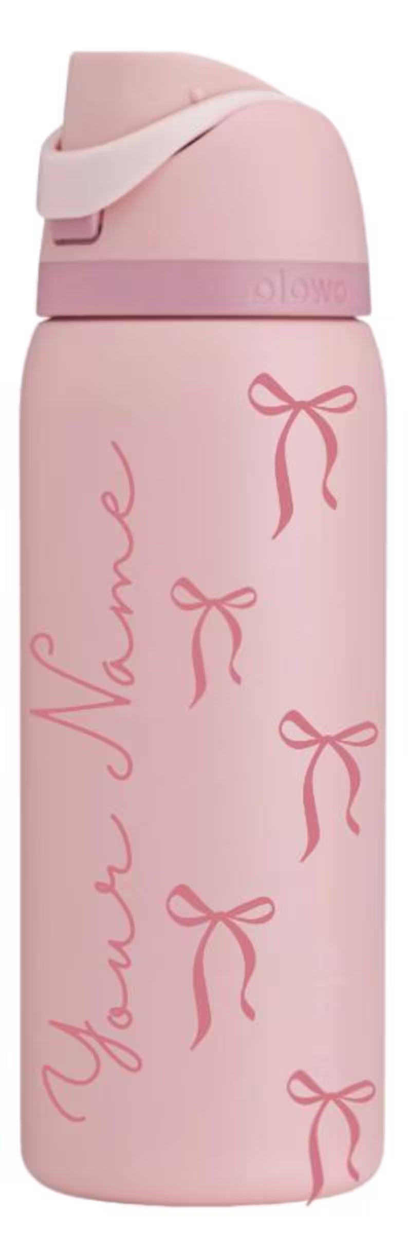 PINK Coquette bows 24/32/40 oz Owala bottle