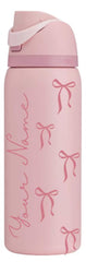 PINK Coquette bows 24/32/40 oz Owala bottle