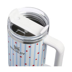 Stanley 40 oz Stainless Steel H2.0 FlowState Quencher Tumbler Blue Starry Stripes