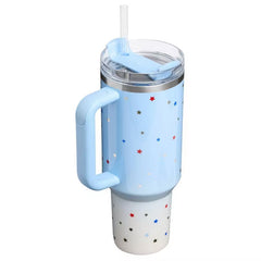 Stanley 40 oz Stainless Steel H2.0 FlowState Quencher Tumbler Ombre Starry Sparkle
