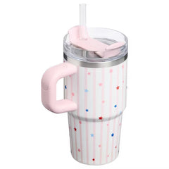 Stanley 20 oz Stainless Steel H2.0 FlowState Quencher Tumbler Blue Starry Stripes